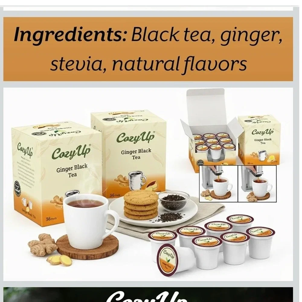 CozyUp ginger black